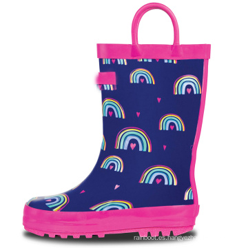 2020 NUEVA MODIA Botas de lluvia baratas de alta calidad Boots de lluvia de punta de acero PVC Boot para niños